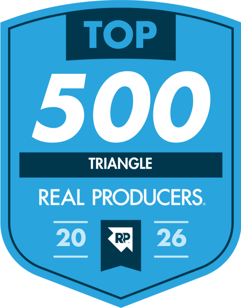 Brandon Yopp named Triangle Real Producers Top 500 REALTOR® in Raleigh, NC for 2026.