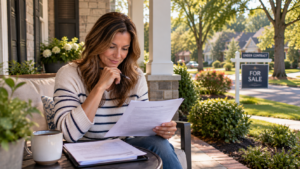 Raleigh NC home seller reviewing contract documents during the NC due diligence period after going under contract in 2026